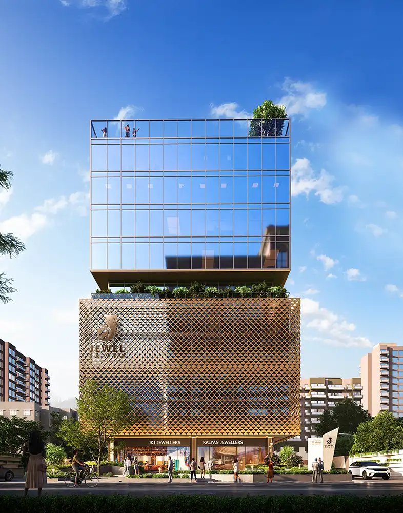 Jewel Tower — architectural render